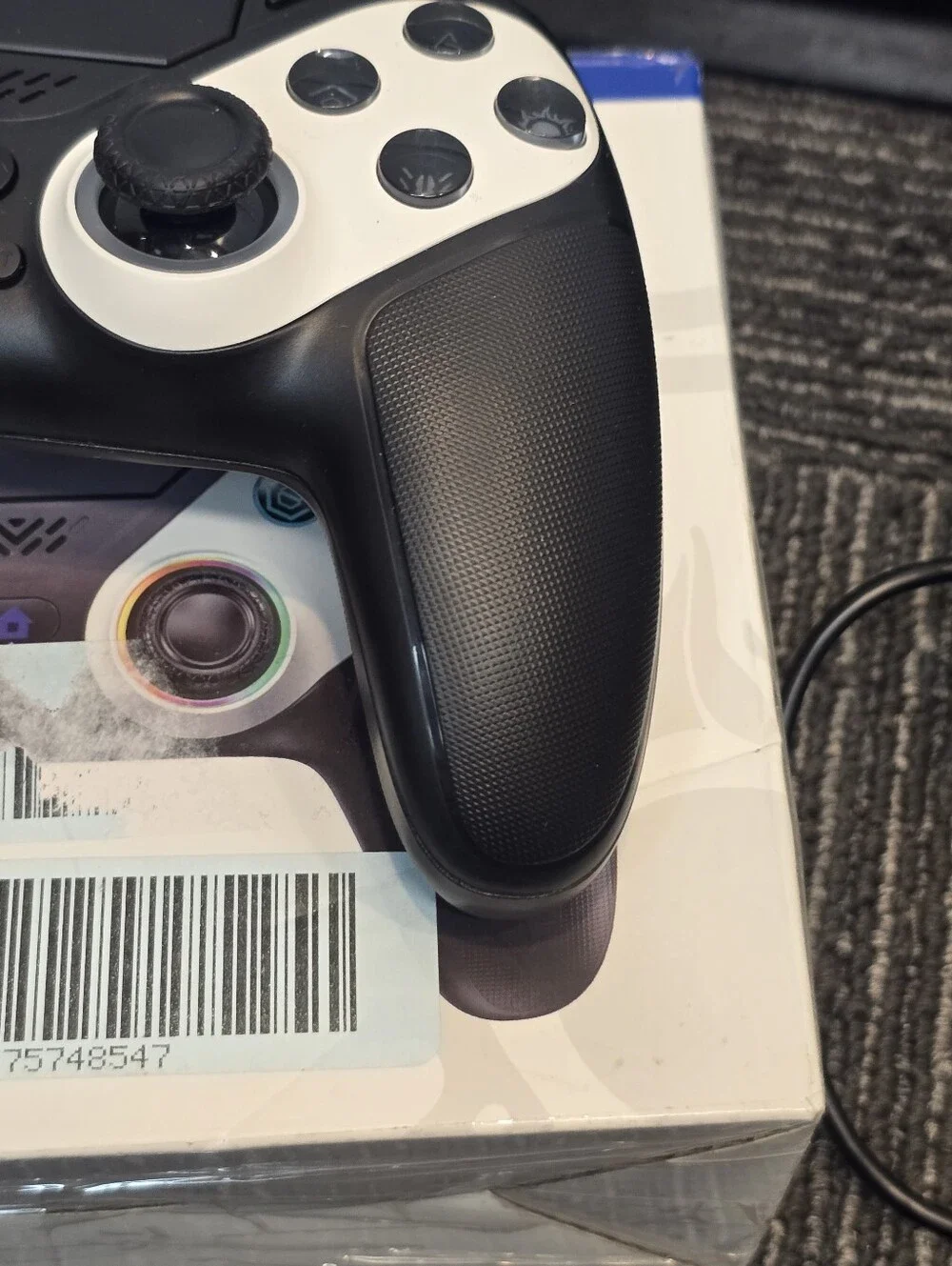LED Wireless Controller for PS5, Compatible with PS5 Pro/Slim/PC, Dual Vibration